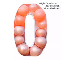 Giant Balloon Number Foam Frame