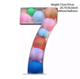 Giant Balloon Number Foam Frame