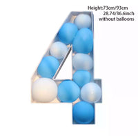 Giant Balloon Number Foam Frame