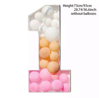 Giant Balloon Number Foam Frame