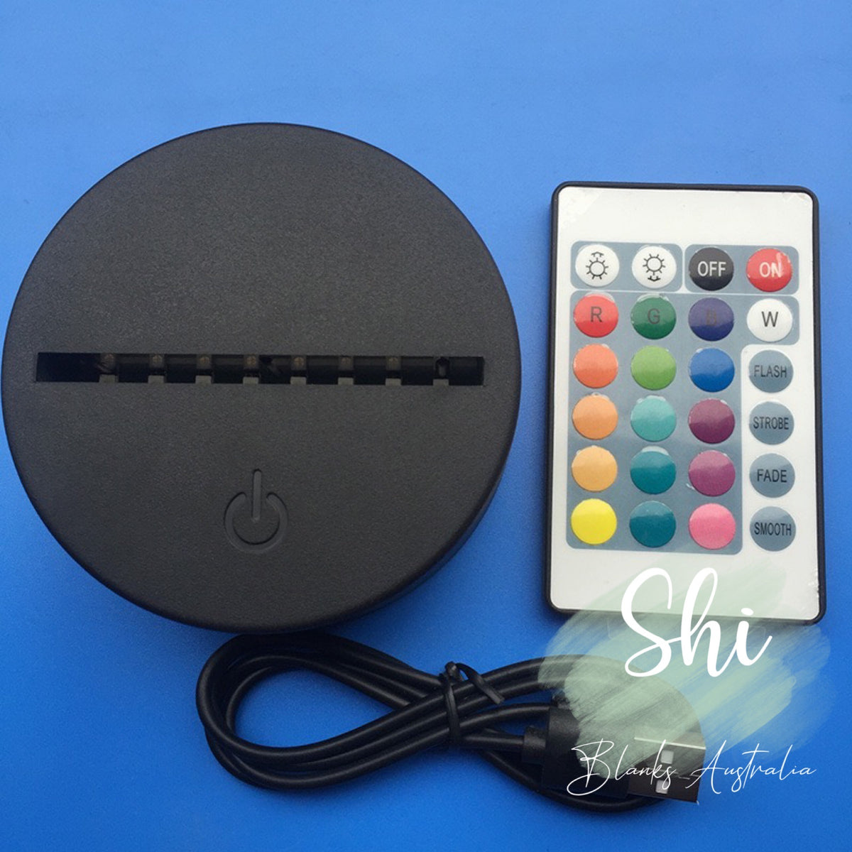 RGB Black Night Light with Acrylic – Shi Blanks Australia