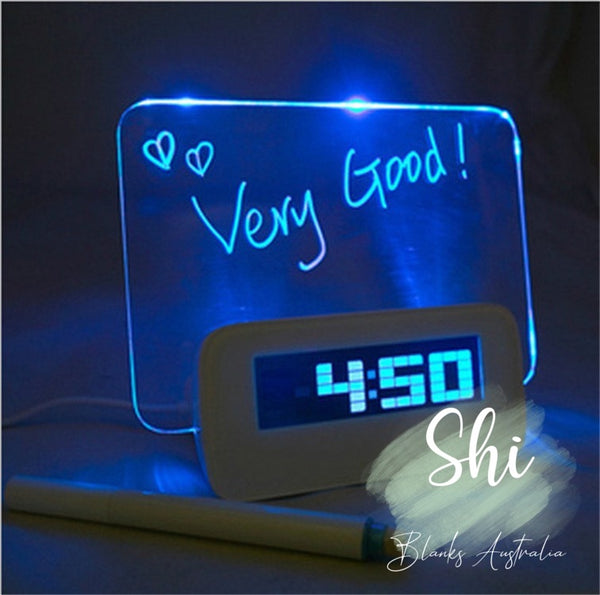 LED Message Clock