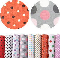 Faux Leather Bundle Dot 9 pieces