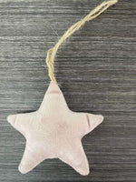 Velvet Star Ornament Natural Rope