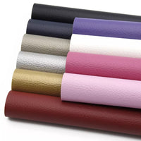 Faux Leather Bundle Lichi plain Mix 10 pieces