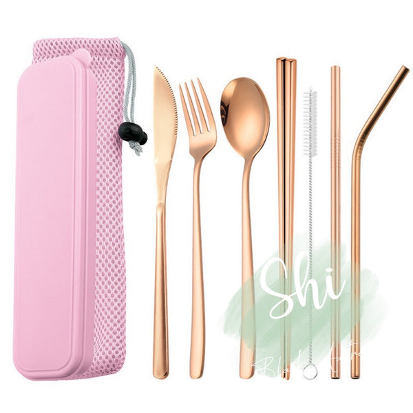 Adult Cutlery Set - Rose Gold