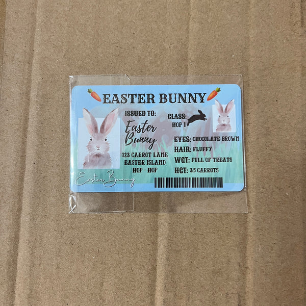 Easter Bunny License 10pc