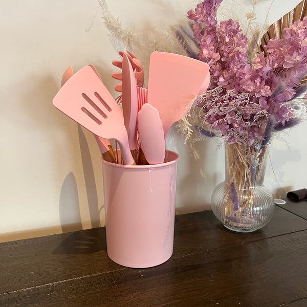 11 pieces kitchen set - Pink
