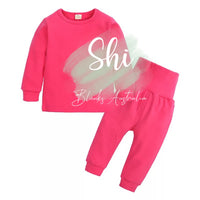 Kids loungewear set 3mth-8yrs - Pink