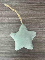 Velvet Star Ornament Natural Rope