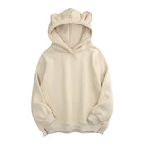 Teen Bear Hoodie - BEIGE