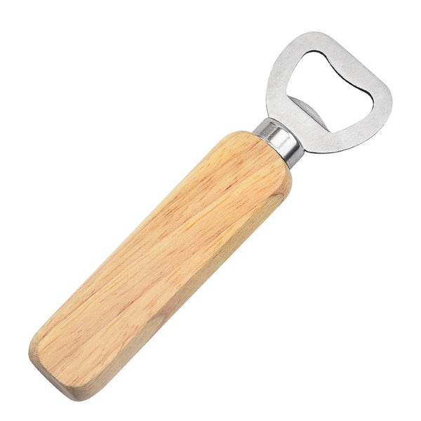 Wooden bottle opener