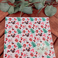 Litchi Leatherette Sheet Candy