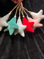 Velvet Star Ornament Natural Rope