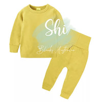 Kids loungewear set 3mth-8yrs - Yellow