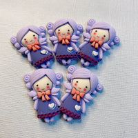 Purple Doll set of 5