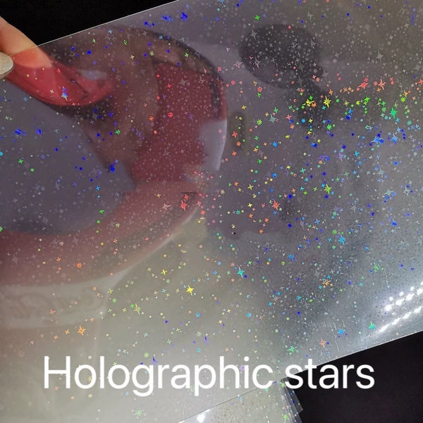 Lamination Top Layer A4 Holographic Star