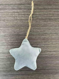 Velvet Star Ornament Natural Rope