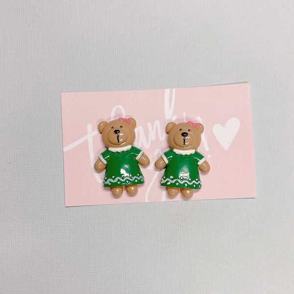 Bow bear set of 2