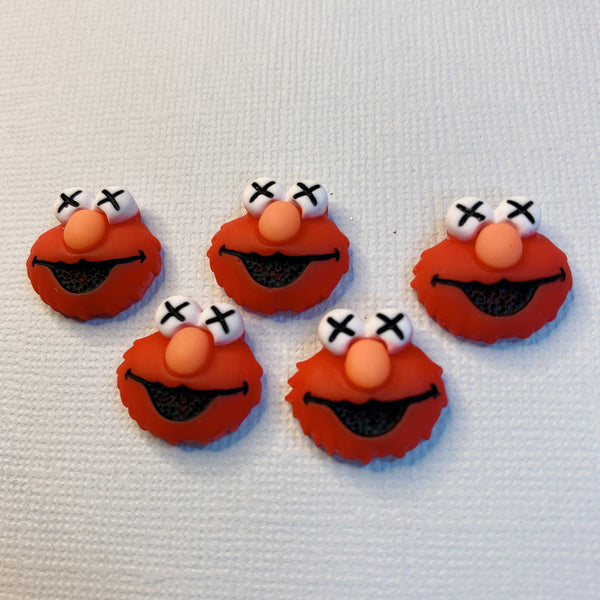 Red monster set of 5