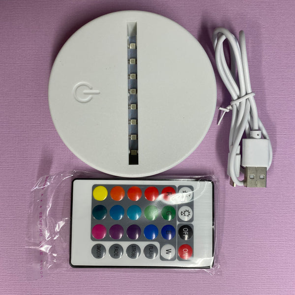 RGB White Night Light with Acrylic – Shi Blanks Australia