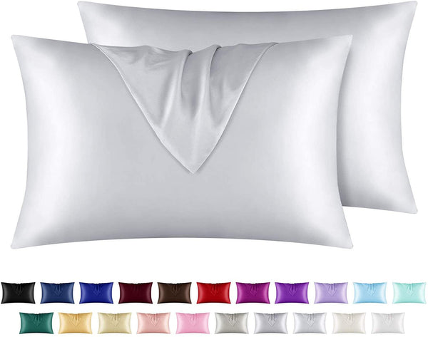 Satin Pillow Case Pair