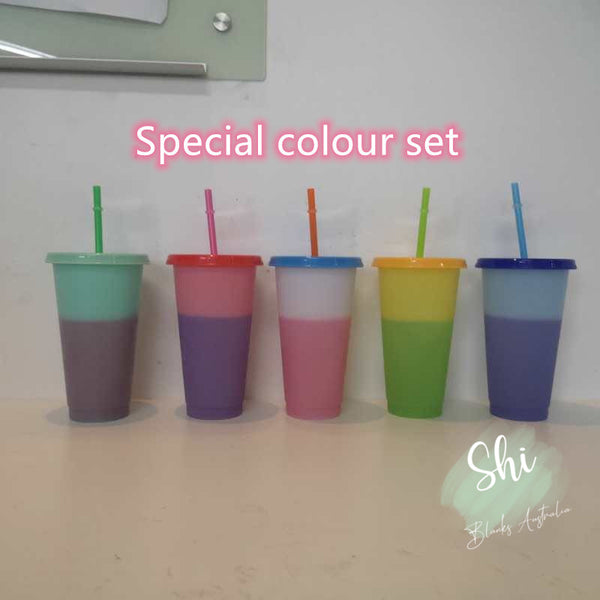 24oz Cups Set - Colour Changing Special Colour